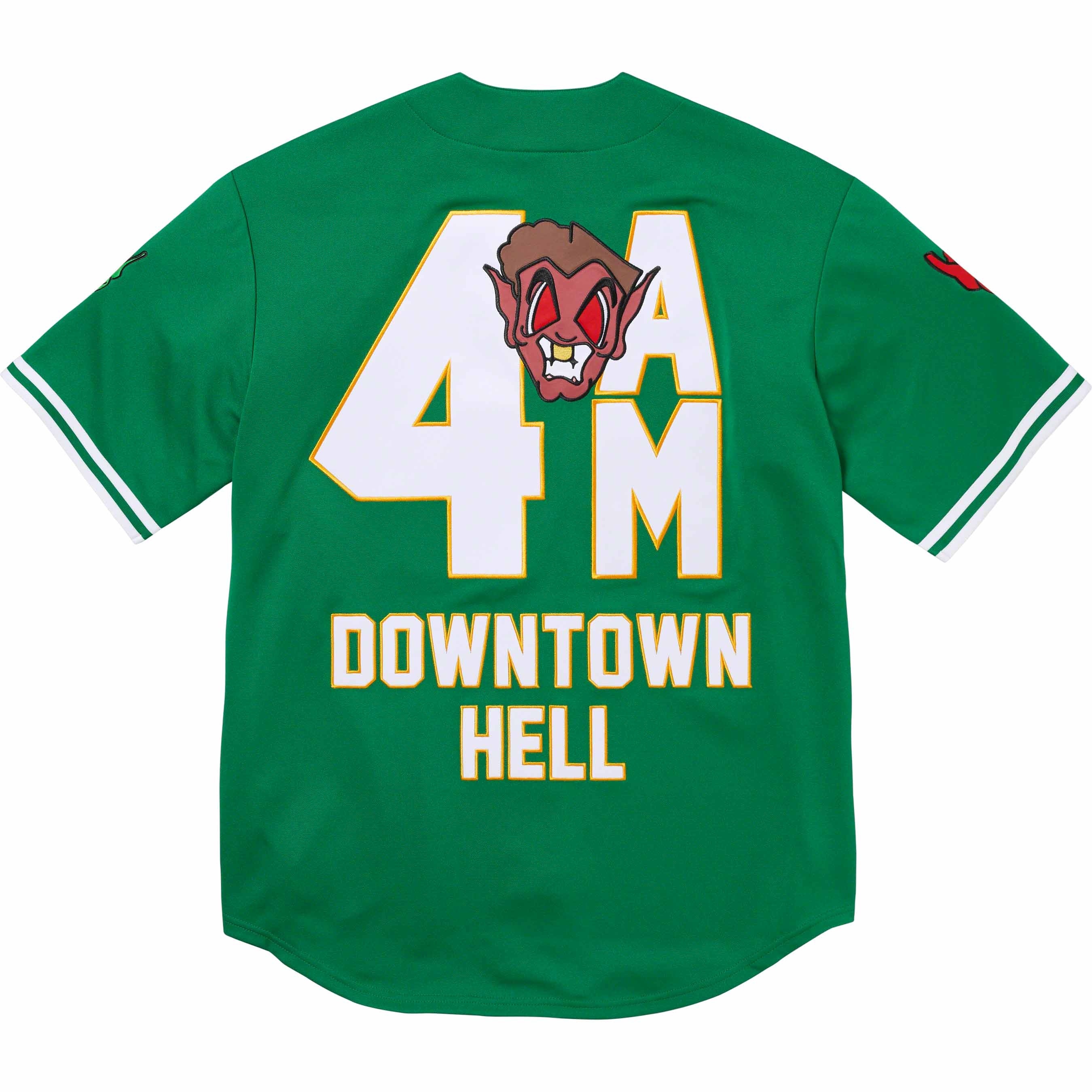 Supreme®/Mitchell & Ness® Downtown Hell Baseball Jersey view 16